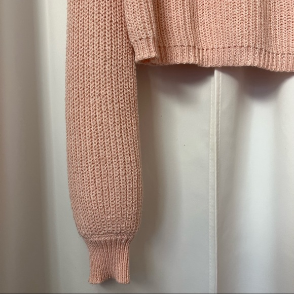 F21 Kawaii Light Barbie Pink Knit Pullover Balletcore Sweater Size Medium - Picture 3 of 8